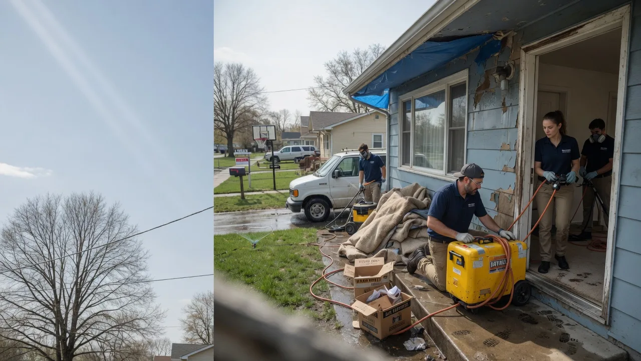 Basement Flood Cleanup in Chalmers, IN near me